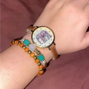brand new watxh and bracelet set🐘